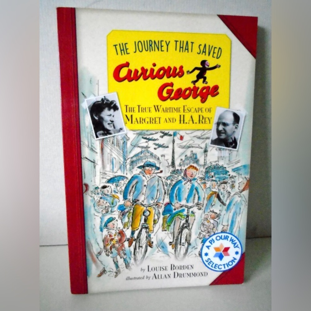 Vintage Book Journey That Saved Curious George PJ Our Way Soft Cover